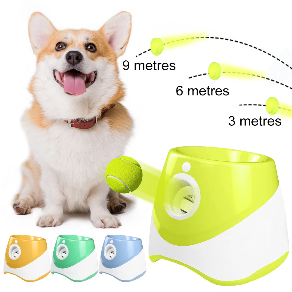 Lanciatore di Tennis per Cani Giocattolo Automatico per Cani